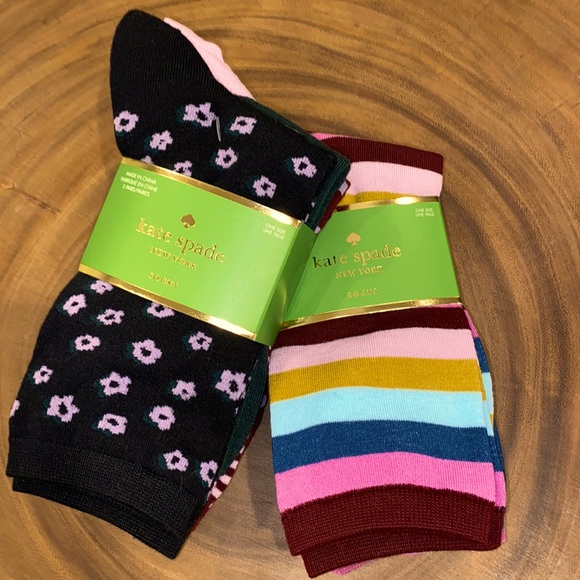 KATE SPADE 2 pack of socks - Picture 1 of 3